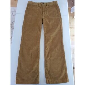 Eddie Bauer Women's Corduroy Pants Size 10 Tan Straight Leg NWT